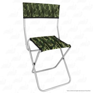 Cadeira com Encosto Camuflada Jogá